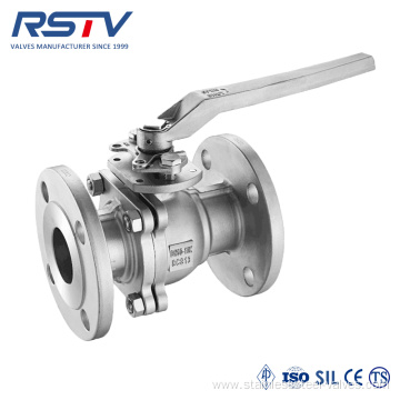 JIS Stainless/Carbon Steel 2PC Flanged Ball Valve